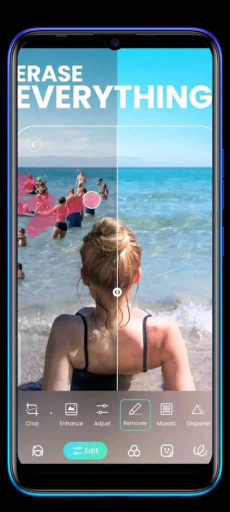 BeautyPlus Mod APK background remover