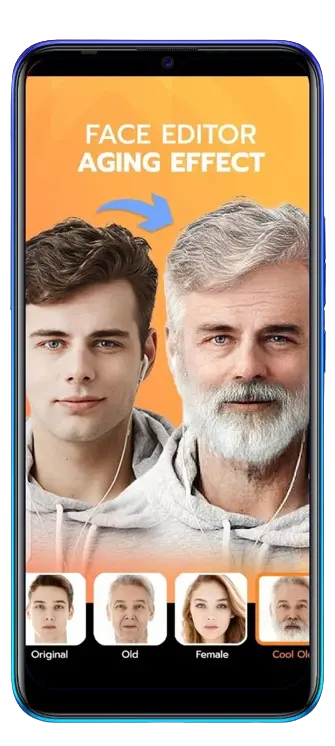 FaceLab Mod APK Young to Old Effect