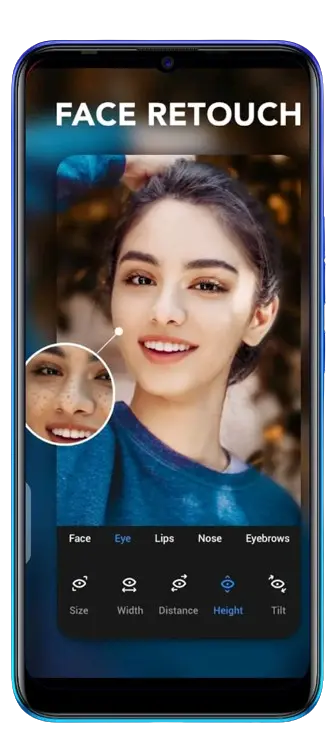 Photo Editor Pro MOD APK Face Retouching Tools