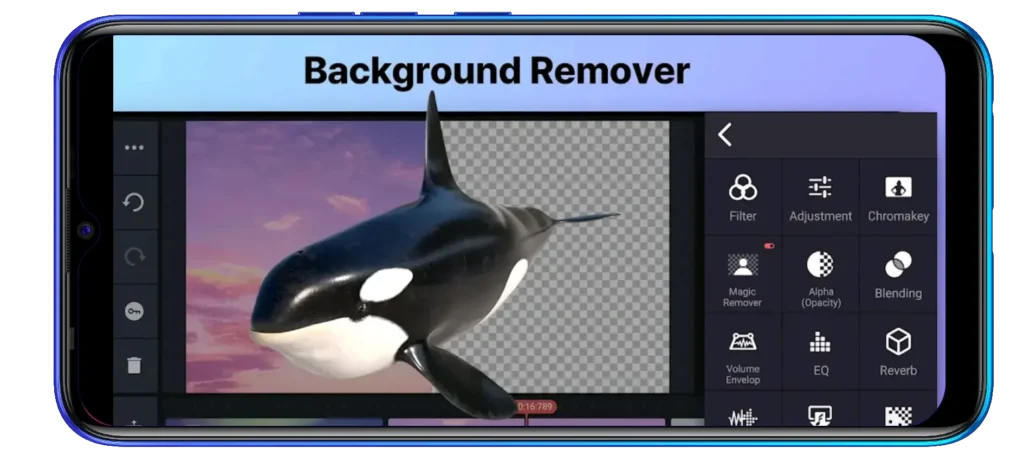 KineMaster MOD APK background remover tools