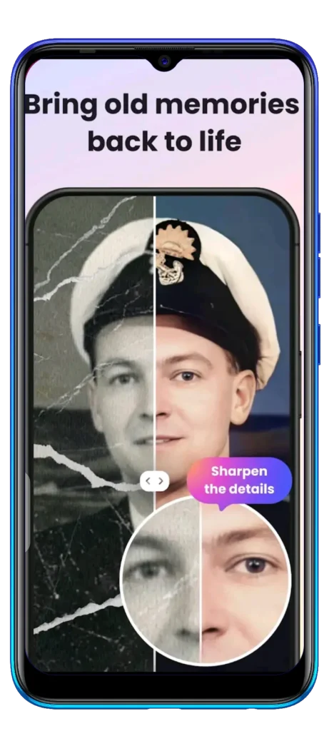 Colorize your old black and white photos With AI enhancer MOD APK